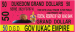 Foto de CURRENCY BANKNOTE OF GOV IUKAC EMPIRE  GREAT STOCKS  TO INVEST//DIPLOMATIC AFFAIRS 