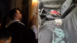 Foto de Vandalizan auto de sacerdote Lester Rafael Zayas, crítico con el régimen