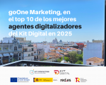 Foto de goOne Marketing en el top 10 de los mejores agentes digitalizadores del Kit Digital en 2025