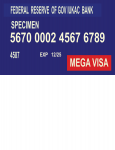 Foto de MEGA VISA  CARD OF GOV IUKAC EMPIRE /DIPLOMATIC AFFAIRS