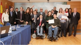 Cinco emprendedores con discapacidad reciben la ayuda de 2.000 euros de la cátedra Fundación Konecta-URJC