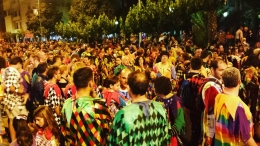 8.000 arlequines y 100.000 cascabeles en la XXXV edición de 'Los Mayos' en Alhama de Murcia