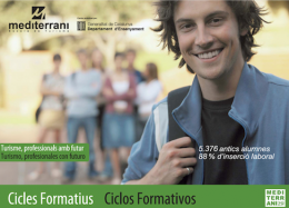 La Escola de Turisme Mediterrani ofrece los mejores Ciclos Formativos de Barcelona