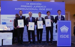 Éxito de la 9ª edición del Premio Jurídico Internacional ISDE