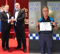Un Criminólogo y un Policía gallegos, galardonados con la Cruz de Honor del Policía Europeo 