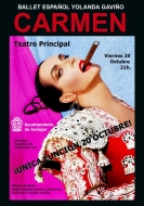 Yolanda Gaviño representará Carmen el 20 de Octubre en el Teatro Principal de Andújar