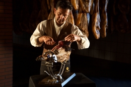 Osborne marida Jabugo y Jerez en Gastrovinoble