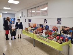 Cesur Málaga recoge más de 500 kilos de alimentos para la Comunidad Virgen Milagrosa 