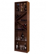Mueble botellero para poder preparar vino tinto