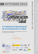 Continúa abierto el plazo de inscripción para participar en la II Conferencia Internacional de Comunicación en Salud