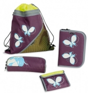 Conjunto de estuche, cartera, organizador y bolsa de deporte para la vuelta al cole