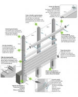 Cómo instalar celosía de perfiles decoratvios en composite, según Neoture
