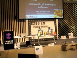 EXES en colaboración con Google Campus Madrid organiza una conferencia sobre la Impresión de Drones con tecnología 3D