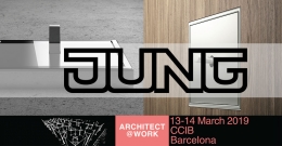 La nueva serie LS 1912 de interruptores de palanca  de Jung en Architect@Work Barcelona