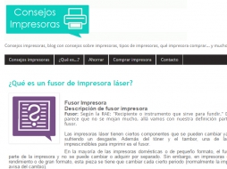 Consejosimpresoras: el blog más completo sobre el mundo de las impresoras.