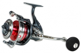 Carrete de pesca Spinit, con material de aluminio de alta resistencia.