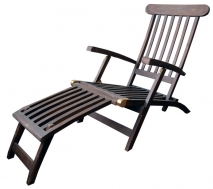 Hamaca tumbona reclinable de madera de teka, la sensación del verano