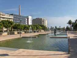 El parque del oeste en Málaga