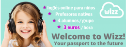 Inglés online niños - Profesor nativo . 4 alumnos/grupo . 3 euros/hora