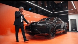 The new Lamborghini Urus SE debuted at Avtodom Lamborghini Moscow 