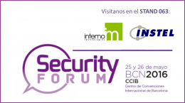 Instel e Intemo Technologies estarán presentes en el Security Forum 2016