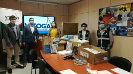 Vitogas dona tabletas y material de protección a la Residencia de ancianos Penedès
