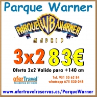 Reserva ya tus entradas a Parque Warner (Madrid España )