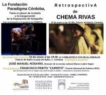 INAUGURACIÓN EXPOSICIÓN RETROSPECTIVA DE CHEMA RIVAS Comisaria Isabel Caparrós