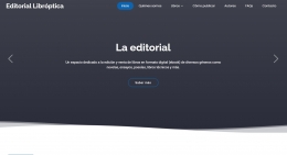 Editorial Libroptica renueva su sitio web