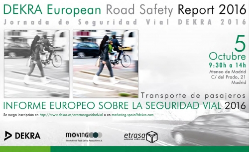 DEKRA presenta en Madrid su Informe Europeo sobre la Seguridad Vial con foco en el Transporte de Pasajeros