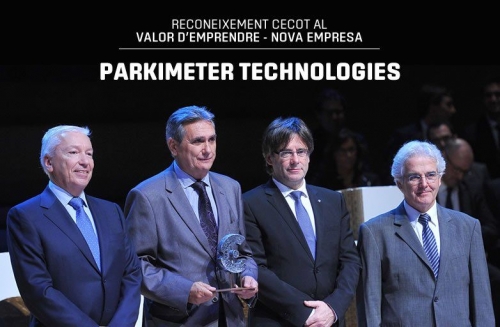 La patronal CECOT entrega el premio 'Valor de emprender' a Parkimeter