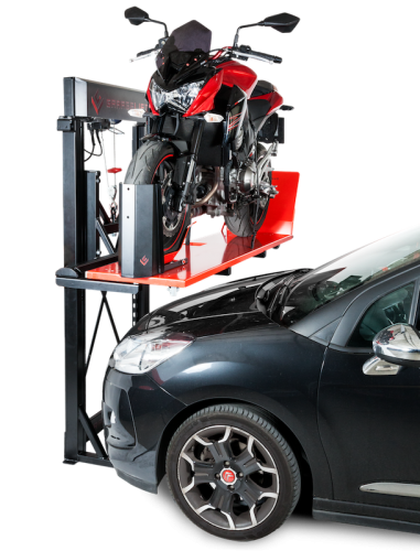 GarageLift, el elevador de motos que soluciona los problemas de espacio en el garaje 