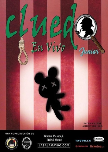 Cluedo en vivo, un nuevo espectáculo para niños en Sala Mayko