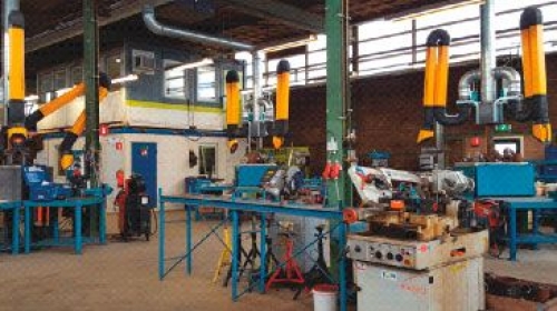 Nuevo sistema de aspiración industrial en el Centro de Formación