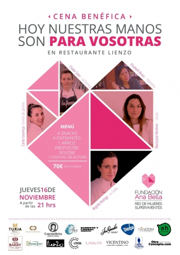 Mª José Martínez, Begoña Rodrigo, Carito Lourenço y Chabe Soler se unen contra la violencia de género