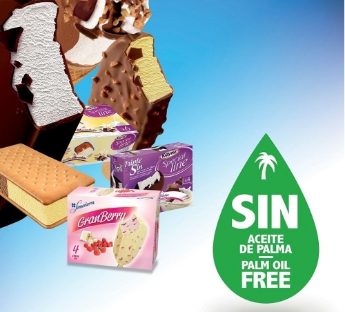 Somosierra y Royne, los primeros helados 100% libres de aceite de palma