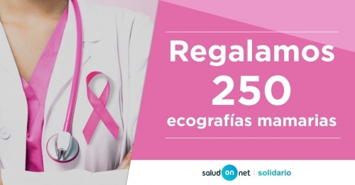 SaludOnNet apuesta por el diagnóstico precoz del cáncer de mama regalando 250 ecografías mamarias