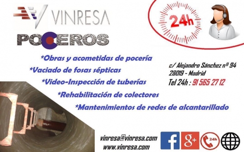 EMPRESAS DE POCEROS Y FONTANEROS EN MADRID