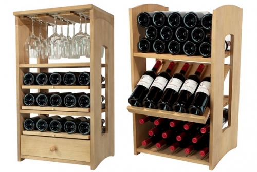 Tu colección de vinos se merece un buen botellero de madera