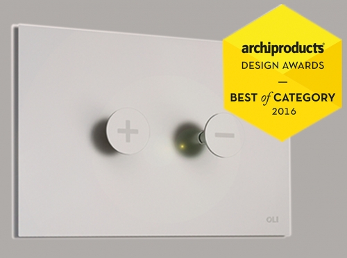 El pulsador Trumpet de OLI galardonado con los Archiproducts Design Awards