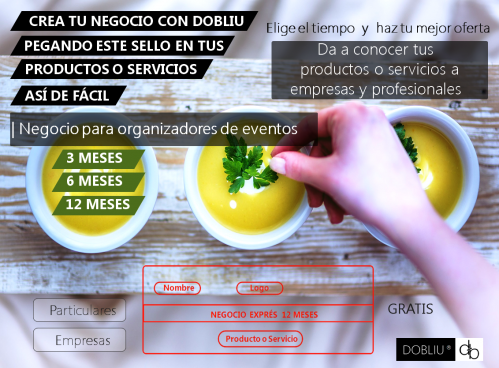 Dobliu.es | Crea tu negocio con Dobliu pegando este sello en tus productos o servicios