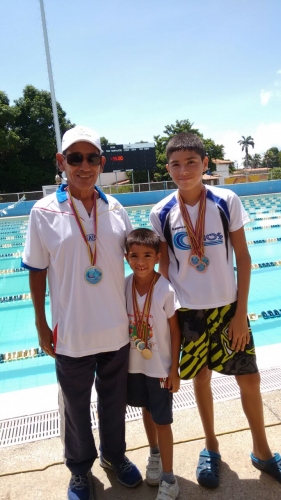 Un nadador descendiente de Bailadores, Mérida campeón en el Estado Bolívar.