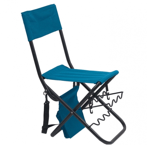 Para la pesca te vendrá bien esta silla con apoyacañas
