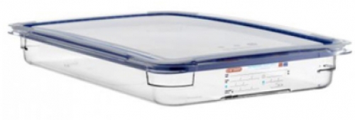 Caja de policarbonato transparente con tapa hermética, para la baja absorción de la humedad