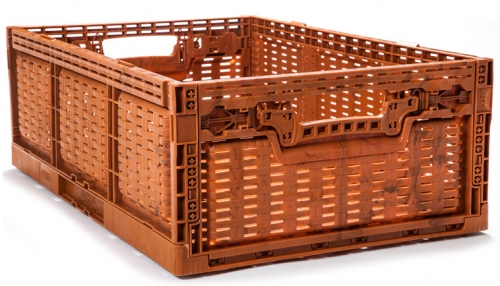 Caja de plástico plegable con Active Lock de transporte fácil y carga segura
