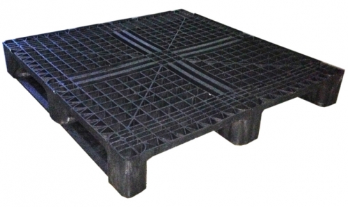 Palet plástico de 114x114 de 3 corredores muy robusto, soporta cargas de más de 7000 kilos