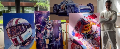 JP Artride: Javier Peña, the Self-Made Artist Merging Motorsport and Modern Art