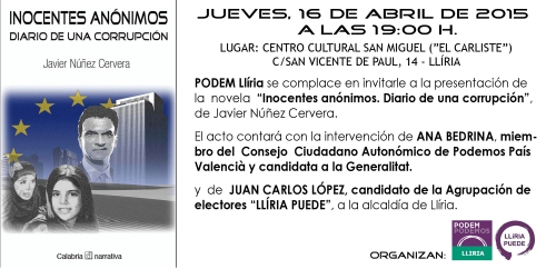 Presentación de la novela \