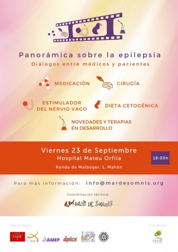 Expertos en neurología presentarán en Mahón ‘Panorámica sobre la epilepsia’, una campaña informativa sobre las alternati
