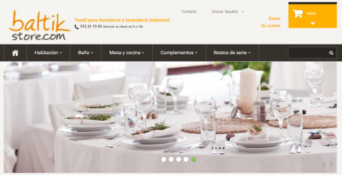 Proveedor de suministros textiles para Hostelería y Industriales